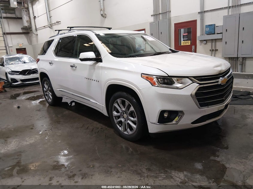 2018 Chevrolet Traverse VIN 1GNEVJKW1JJ187766 IAAI salvage auction — FRONT END, Salvage Title, sold $3,600 on 2026-07-24 (photo 1)