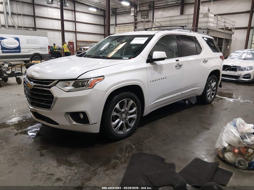 2018 Chevrolet Traverse VIN 1GNEVJKW1JJ187766 IAAI salvage auction — FRONT END, Salvage Title, sold $3,600 on 2026-07-24 (photo 2)