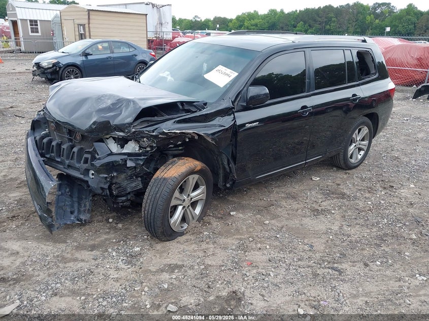 2008 Toyota Highlander VIN JTEDS43A782056004 IAAI salvage auction — FRONT END, Salvage (Georgia), sold $1,000 on 2026-07-10 (photo 2)