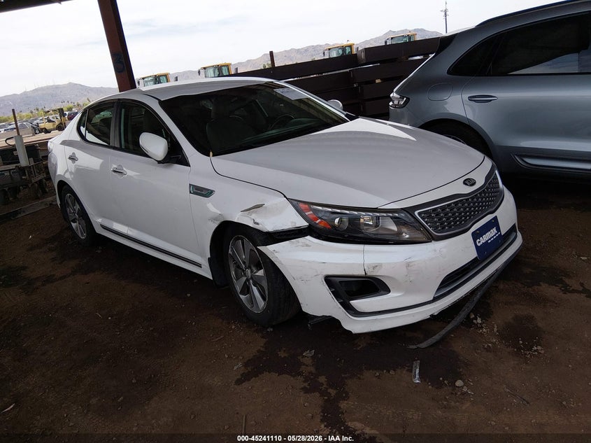 2015 Kia Optima VIN KNAGN4AD8F5080181 IAAI salvage auction — SUSPENSION, Salvage Title, sold $1,000 on 2026-07-14 (photo 1)