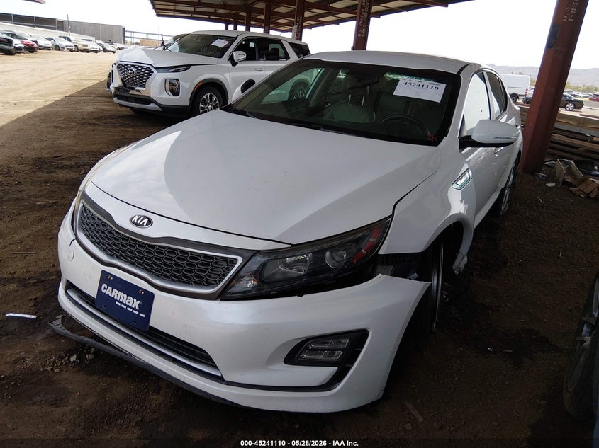 2015 Kia Optima VIN KNAGN4AD8F5080181 IAAI salvage auction — SUSPENSION, Salvage Title, sold $1,000 on 2026-07-14 (photo 2)