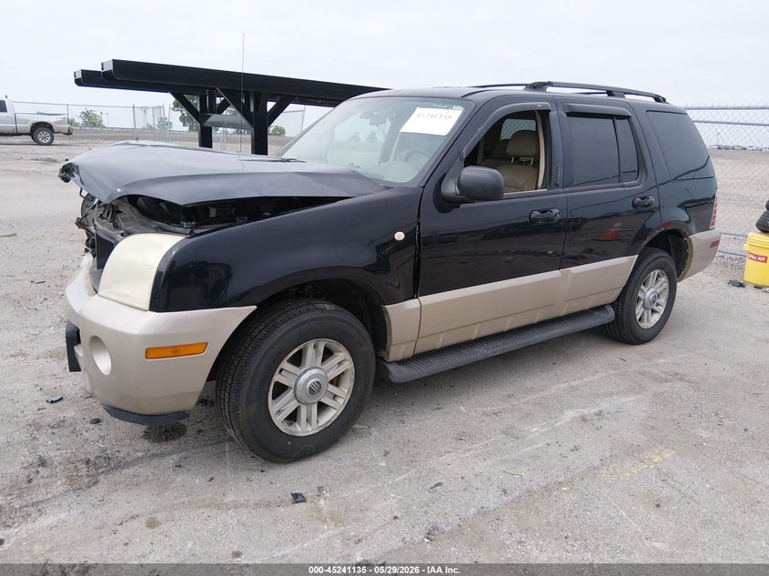 2004 Mercury Mountaineer VIN 4M2DU86K44UJ25797 IAAI salvage auction — FRONT & REAR, Salvage (Iowa), sold $500 on 2026-07-21 (photo 2)