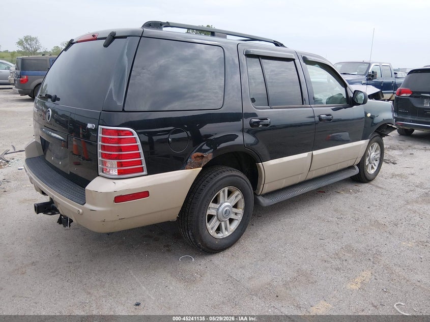 2004 Mercury Mountaineer VIN 4M2DU86K44UJ25797 IAAI salvage auction — FRONT & REAR, Salvage (Iowa), sold $500 on 2026-07-21 (photo 4)