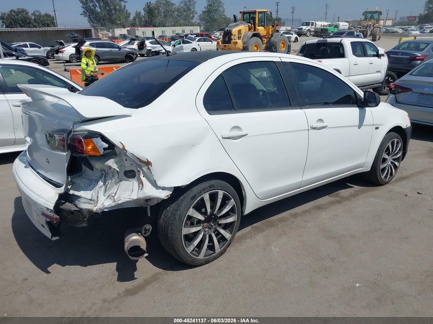 2015 Mitsubishi Lancer VIN JA32U8FW7FU006014 IAAI salvage auction — RIGHT REAR, Salvage (California), sold $575 on 2026-07-29 (photo 4)