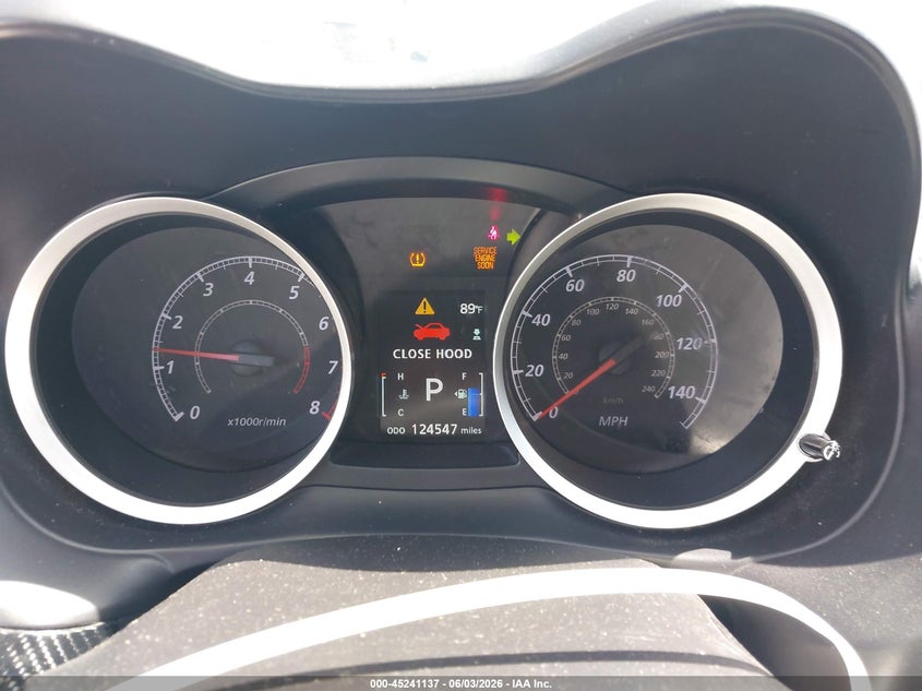 2015 Mitsubishi Lancer VIN JA32U8FW7FU006014 IAAI salvage auction — RIGHT REAR, Salvage (California), sold $575 on 2026-07-29 (photo 7)