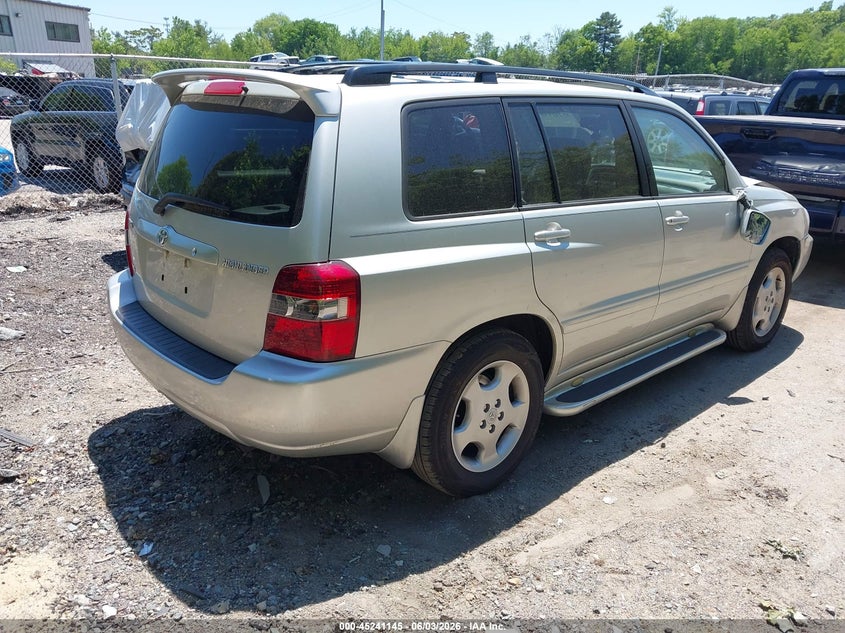 2004 Toyota Highlander VIN JTEDP21A940002802 IAAI salvage auction — FRONT END, Salvage (Rhode Island), sold $1,150 on 2026-07-21 (photo 4)