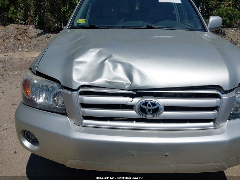 2004 Toyota Highlander VIN JTEDP21A940002802 IAAI salvage auction — FRONT END, Salvage (Rhode Island), sold $1,150 on 2026-07-21 (photo 6)