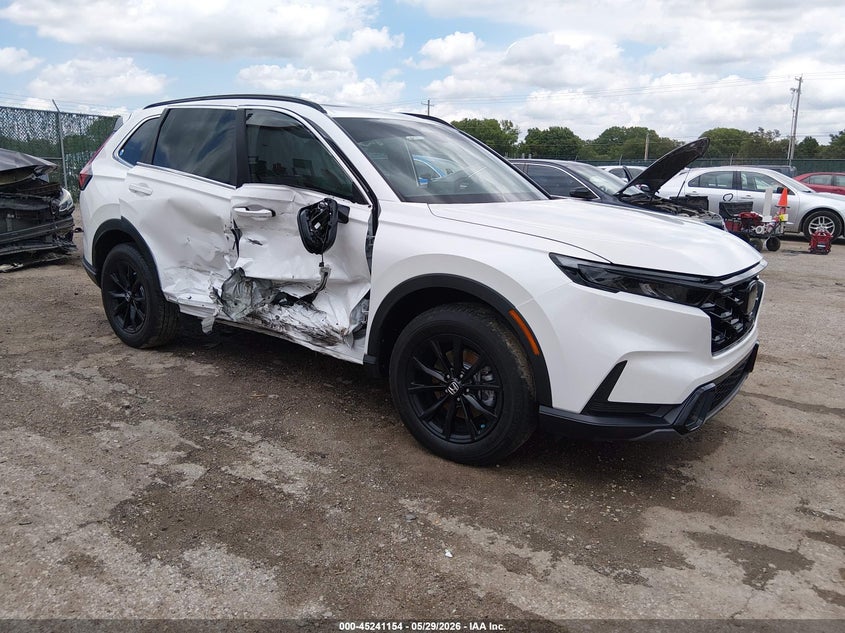 2025 Honda Cr-v VIN 7FARS6H56SE105655 IAAI salvage auction — SIDE, Salvage (Kansas), sold $12,800 on 2026-08-02 (photo 1)