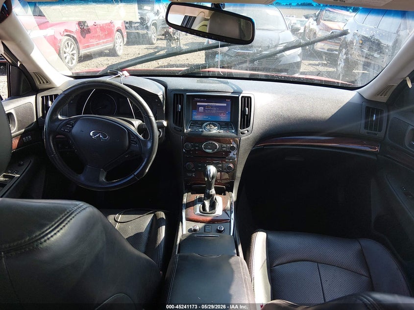 2012 Infiniti G VIN JN1CV6AR7CM682129 IAAI salvage auction — LEFT & RIGHT, Salvage Title, sold $500 on 2026-07-08 (photo 5)