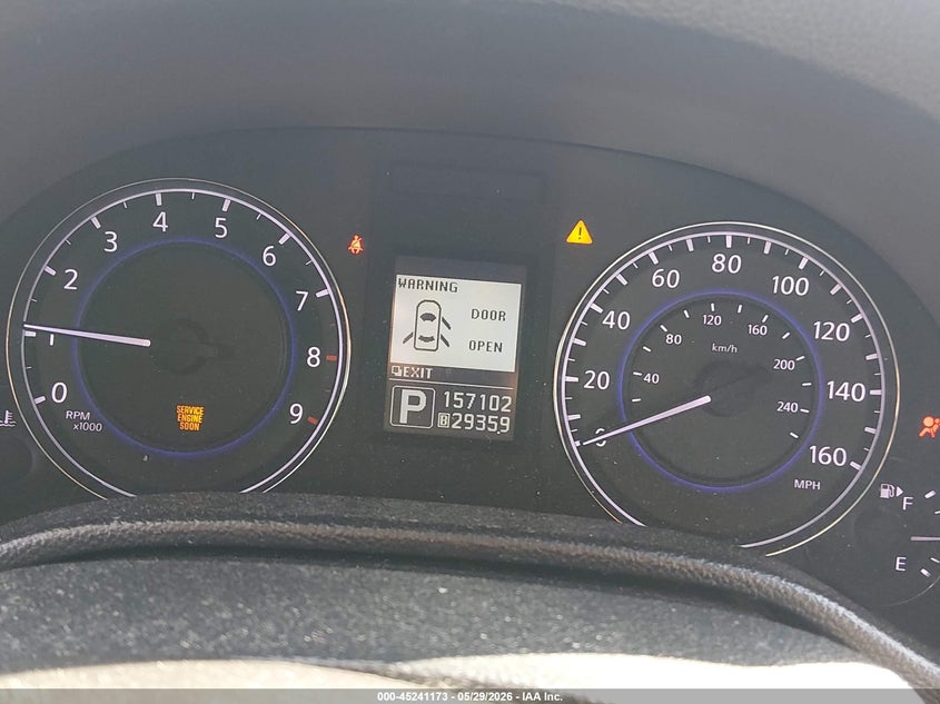 2012 Infiniti G VIN JN1CV6AR7CM682129 IAAI salvage auction — LEFT & RIGHT, Salvage Title, sold $500 on 2026-07-08 (photo 7)