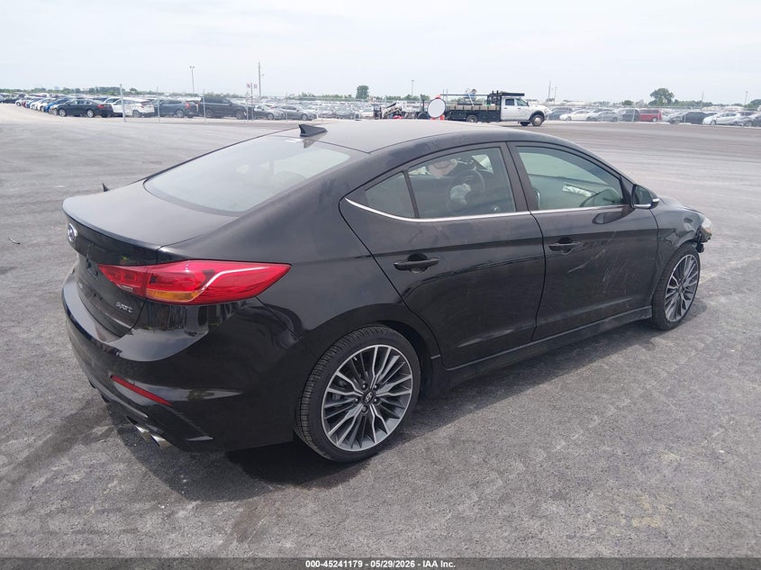 2018 Hyundai Elantra VIN KMHD04LB8JU724403 IAAI salvage auction — LEFT FRONT, Salvage Title, sold $2,950 on 2026-07-28 (photo 4)