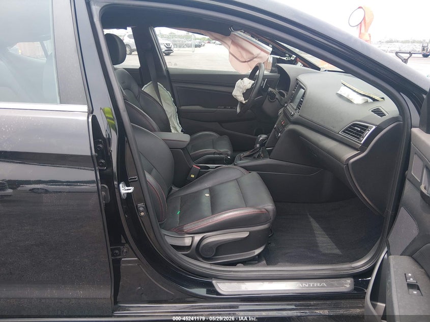 2018 Hyundai Elantra VIN KMHD04LB8JU724403 IAAI salvage auction — LEFT FRONT, Salvage Title, sold $2,200 on 2026-07-18 (photo 5)