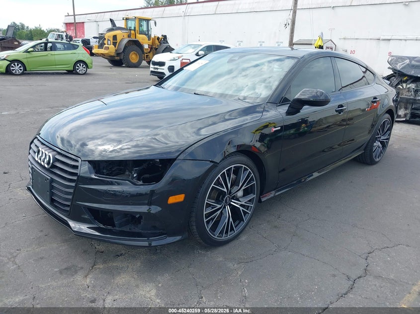 2016 Audi A7 VIN WAU2GAFC5GN031864 IAAI salvage auction — LEFT FRONT, Salvage Title, sold $9,100 on 2026-07-31 (photo 2)