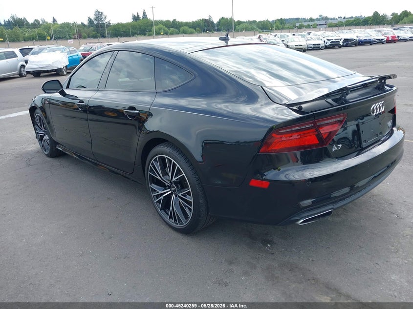 2016 Audi A7 VIN WAU2GAFC5GN031864 IAAI salvage auction — LEFT FRONT, Salvage Title, sold $9,100 on 2026-07-31 (photo 3)