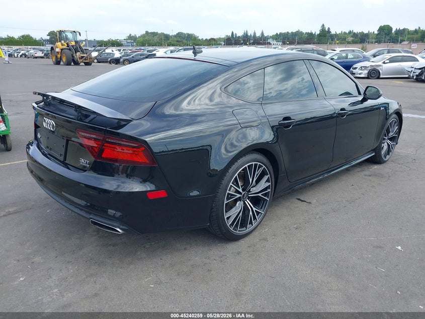 2016 Audi A7 VIN WAU2GAFC5GN031864 IAAI salvage auction — LEFT FRONT, Salvage Title, sold $9,100 on 2026-07-31 (photo 4)