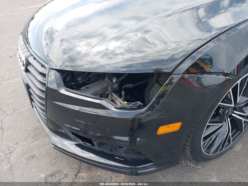 2016 Audi A7 VIN WAU2GAFC5GN031864 IAAI salvage auction — LEFT FRONT, Salvage Title, sold $9,100 on 2026-07-31 (photo 6)