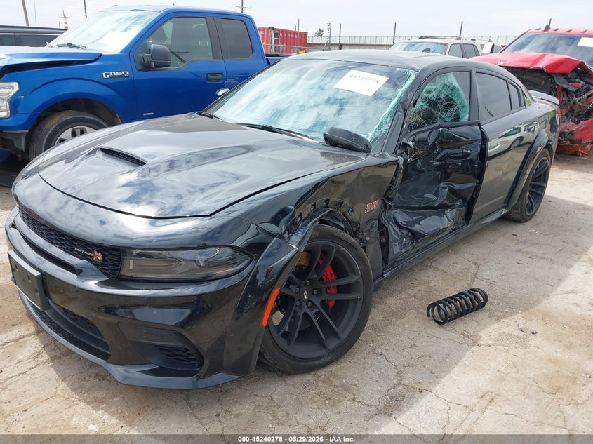 2023 Dodge Charger VIN 2C3CDXGJ0PH508875 IAAI salvage auction — SIDE, Salvage Title, sold $16,200 on 2026-08-25 (photo 2)
