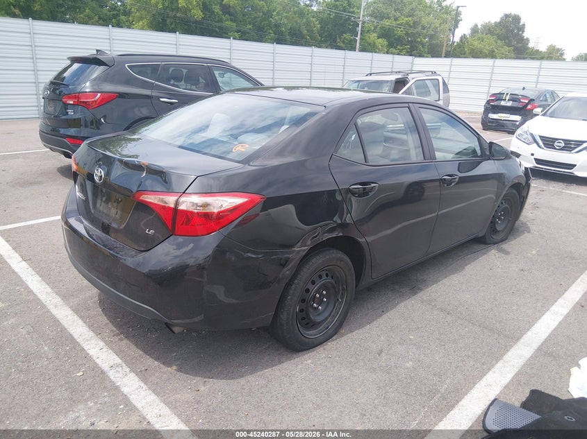2017 Toyota Corolla VIN 5YFBURHE3HP676297 IAAI salvage auction — FRONT & REAR, Salvage Title, sold $2,900 on 2026-07-28 (photo 4)