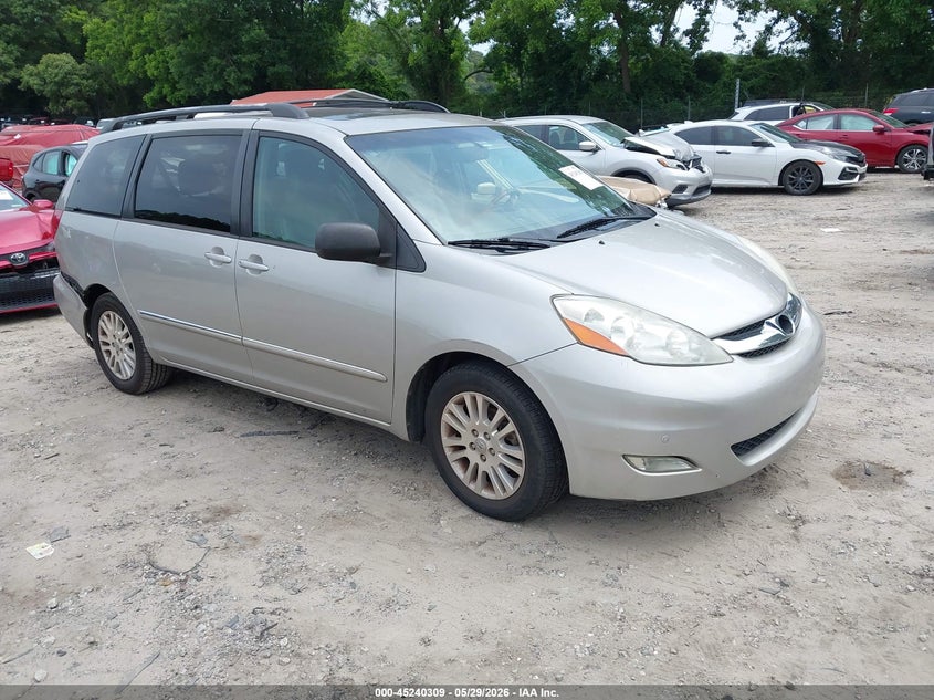 2008 Toyota Sienna VIN 5TDZK22C68S186236 IAAI salvage auction — REAR END, Salvage (Georgia), sold $850 on 2026-07-10 (photo 1)