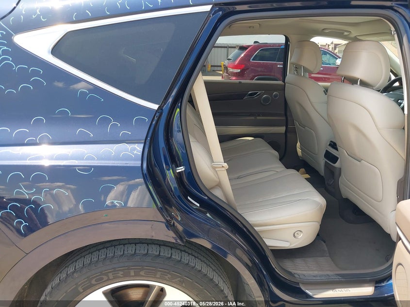 2022 Genesis Gv80 VIN KMUHBDSBXNU077457 IAAI salvage auction — HAIL, Salvage Title, sold $10,600 on 2026-07-29 (photo 8)