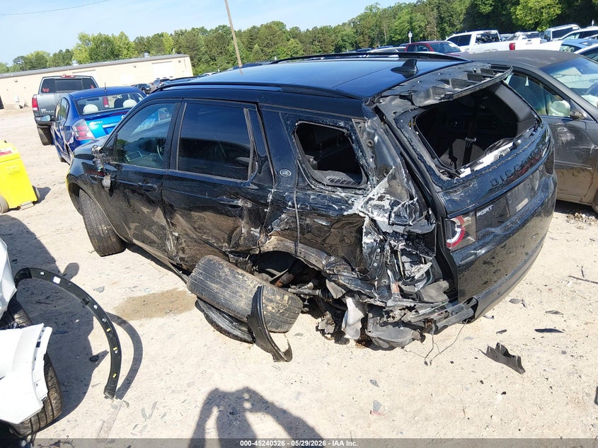 2016 Land rover Discovery sport VIN SALCR2BG7GH581073 IAAI salvage auction — REAR END, Salvage (North Carolina), sold $1,250 on 2026-07-20 (photo 3)