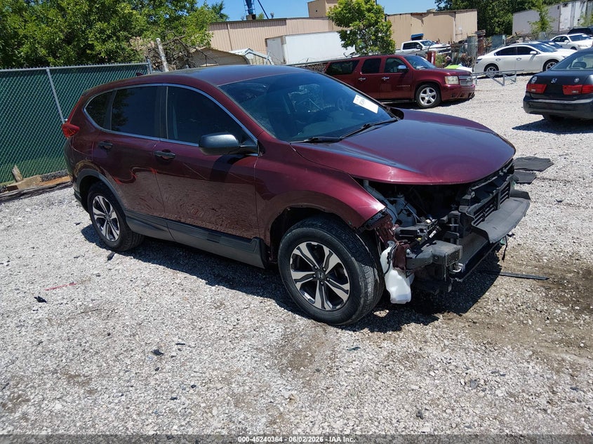 2017 Honda Cr-v VIN 7FARW5H3XHE014779 IAAI salvage auction — FRONT END, Salvage Title, sold $4,850 on 2026-07-26 (photo 1)