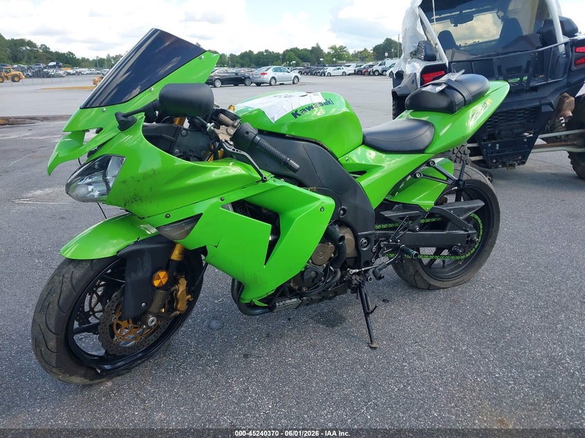 2004 Kawasaki Ninja VIN JKAZXCC124A016459 IAAI salvage auction — SIDE, Salvage (South Carolina), sold $1,000 on 2026-07-07 (photo 2)