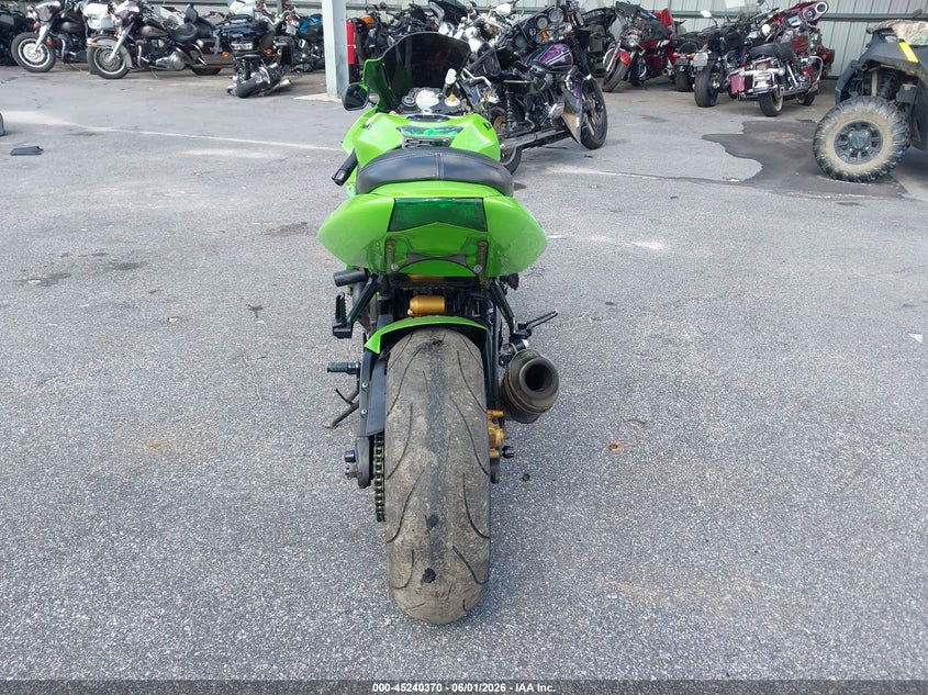 2004 Kawasaki Ninja VIN JKAZXCC124A016459 IAAI salvage auction — SIDE, Salvage (South Carolina), sold $1,000 on 2026-07-07 (photo 6)