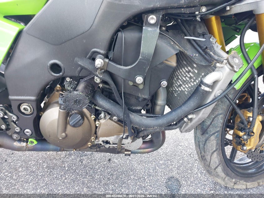 2004 Kawasaki Ninja VIN JKAZXCC124A016459 IAAI salvage auction — SIDE, Salvage (South Carolina), sold $1,000 on 2026-07-07 (photo 8)