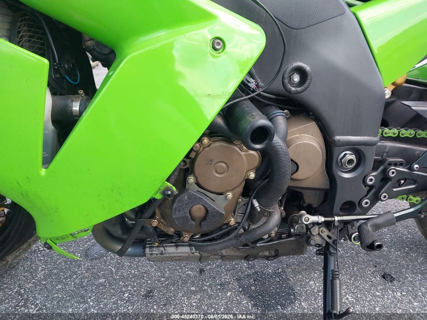 2004 Kawasaki Ninja VIN JKAZXCC124A016459 IAAI salvage auction — SIDE, Salvage (South Carolina), sold $1,000 on 2026-07-07 (photo 9)