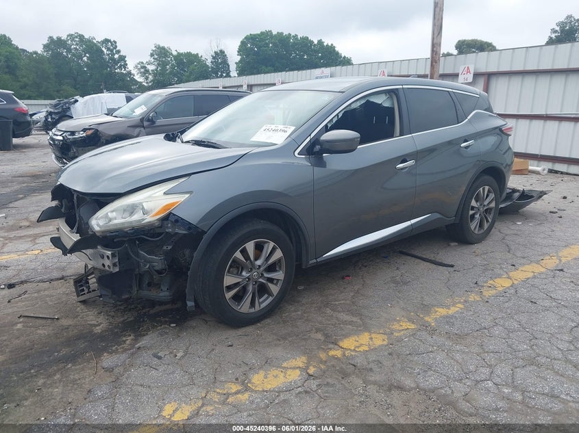 2016 Nissan Murano VIN 5N1AZ2MG3GN148309 IAAI salvage auction — FRONT END, Salvage Title, sold $625 on 2026-07-26 (photo 2)