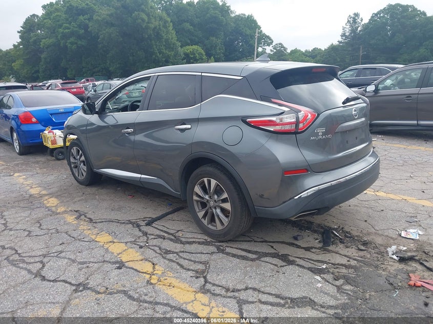 2016 Nissan Murano VIN 5N1AZ2MG3GN148309 IAAI salvage auction — FRONT END, Salvage Title, sold $625 on 2026-07-26 (photo 3)