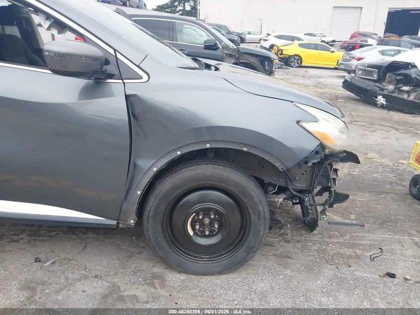 2016 Nissan Murano VIN 5N1AZ2MG3GN148309 IAAI salvage auction — FRONT END, Salvage Title, sold $625 on 2026-07-26 (photo 6)