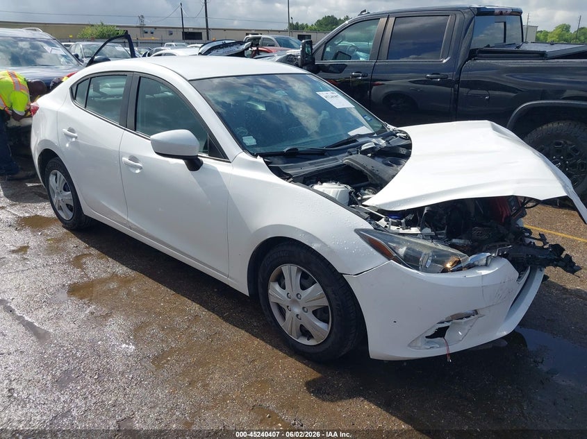 2015 Mazda 3 VIN 3MZBM1U72FM169188 IAAI salvage auction — FRONT END, Salvage Title, sold $500 on 2026-07-29 (photo 1)