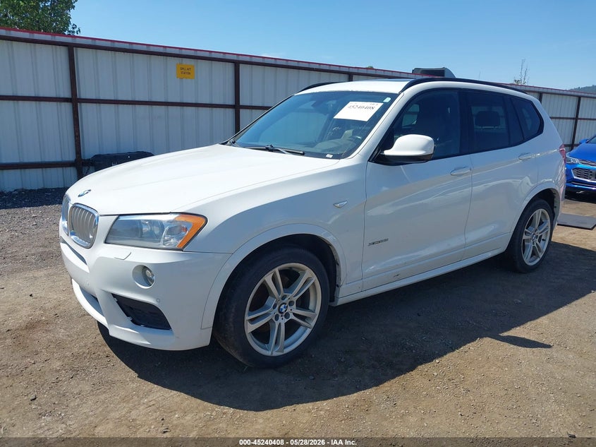 2014 BMW X3 VIN 5UXWX7C51E0E82069 IAAI salvage auction — NORMAL WEAR, Clear (Idaho), sold $1,000 on 2026-07-14 (photo 2)