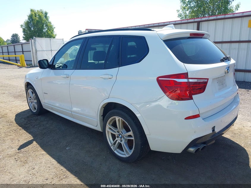 2014 BMW X3 VIN 5UXWX7C51E0E82069 IAAI salvage auction — NORMAL WEAR, Clear (Idaho), sold $1,000 on 2026-07-14 (photo 3)