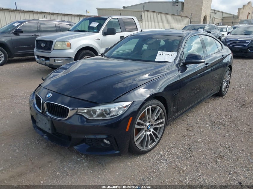 2016 BMW 4er VIN WBA4A9C57GG508104 IAAI salvage auction — RIGHT FRONT, Original (Texas), sold $6,150 on 2026-07-20 (photo 2)
