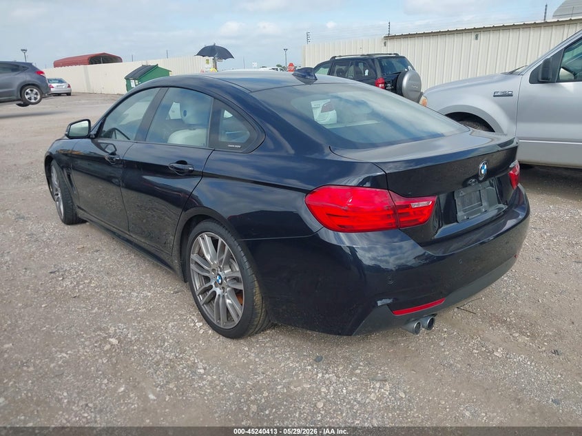 2016 BMW 4er VIN WBA4A9C57GG508104 IAAI salvage auction — RIGHT FRONT, Original (Texas), sold $6,150 on 2026-07-20 (photo 3)