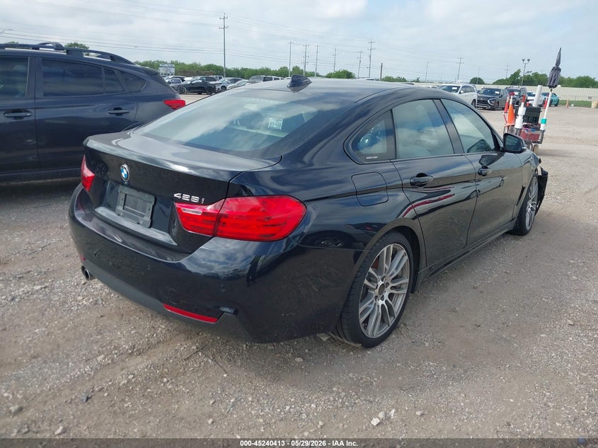 2016 BMW 4er VIN WBA4A9C57GG508104 IAAI salvage auction — RIGHT FRONT, Original (Texas), sold $6,150 on 2026-07-20 (photo 4)