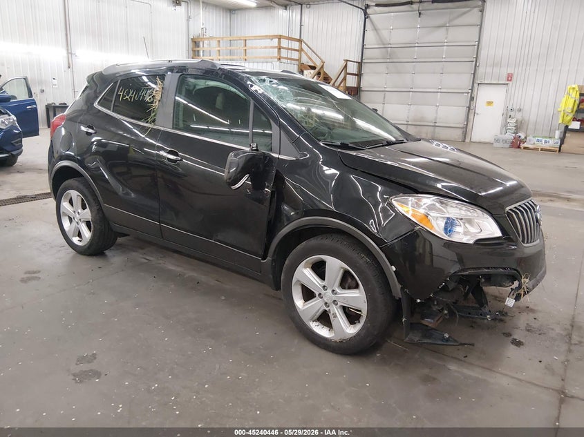 2015 Buick Encore VIN KL4CJFSB7FB237989 IAAI salvage auction — FRONT & REAR, Prior Salvage (Minnesota), sold $700 on 2026-07-14 (photo 1)