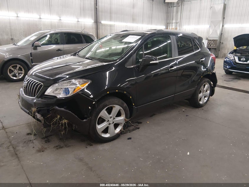 2015 Buick Encore VIN KL4CJFSB7FB237989 IAAI salvage auction — FRONT & REAR, Prior Salvage (Minnesota), sold $700 on 2026-07-14 (photo 2)