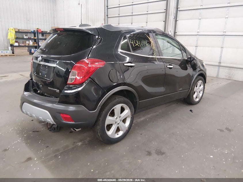 2015 Buick Encore VIN KL4CJFSB7FB237989 IAAI salvage auction — FRONT & REAR, Prior Salvage (Minnesota), sold $700 on 2026-07-14 (photo 4)