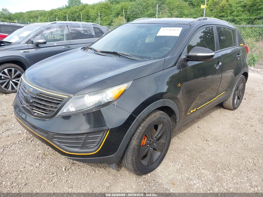 2012 Kia Sportage VIN KNDPB3A27C7204333 IAAI salvage auction — THEFT, Clear (Illinois), sold $1,450 on 2026-07-15 (photo 2)