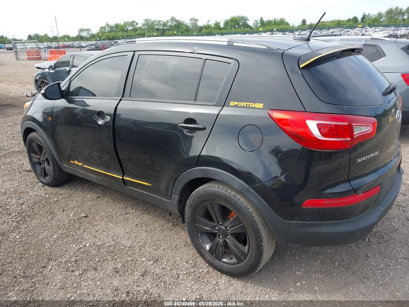 2012 Kia Sportage VIN KNDPB3A27C7204333 IAAI salvage auction — THEFT, Clear (Illinois), sold $1,450 on 2026-07-15 (photo 3)