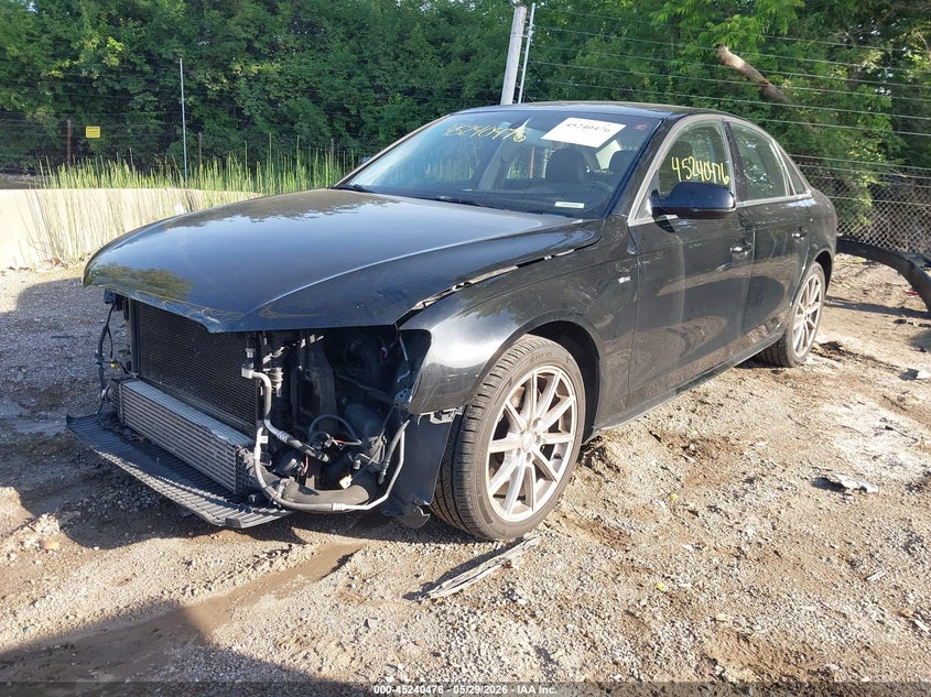 2014 Audi A4 VIN WAUFFAFL2EN037378 IAAI salvage auction — FRONT END, Clear (Indiana), sold $1,350 on 2026-07-11 (photo 2)