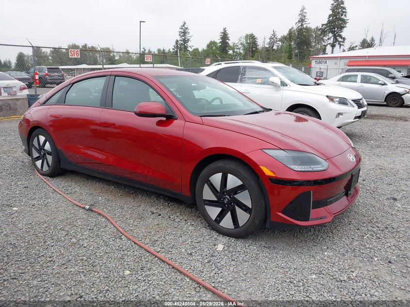 2025 Hyundai Ioniq 6 VIN KMHM24AC9SA102515 IAAI salvage auction — SIDE, Salvage Title, sold $7,250 on 2026-07-22 (photo 1)