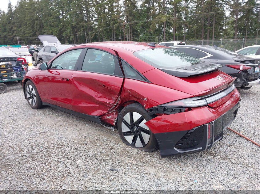 2025 Hyundai Ioniq 6 VIN KMHM24AC9SA102515 IAAI salvage auction — SIDE, Salvage Title, sold $7,250 on 2026-07-22 (photo 3)