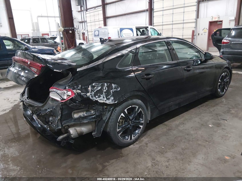 2021 Kia K5 VIN 5XXG34J29MG036626 IAAI salvage auction — REAR END, Wait Title, sold $3,250 on 2026-08-23 (photo 4)