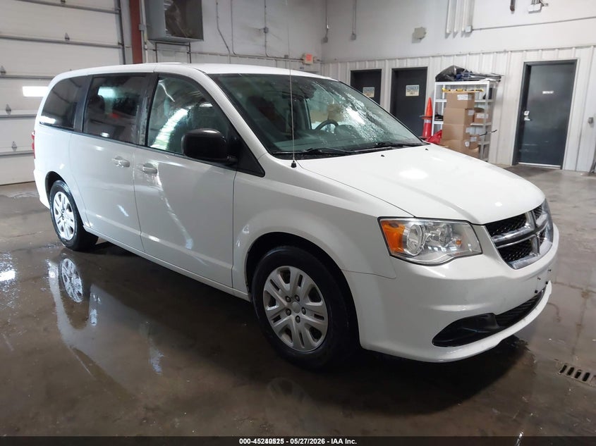 2018 Dodge Grand caravan VIN 2C4RDGBG0JR307822 IAAI salvage auction — REAR END, SF97 (Kansas), sold $9,500 on 2026-07-09 (photo 1)
