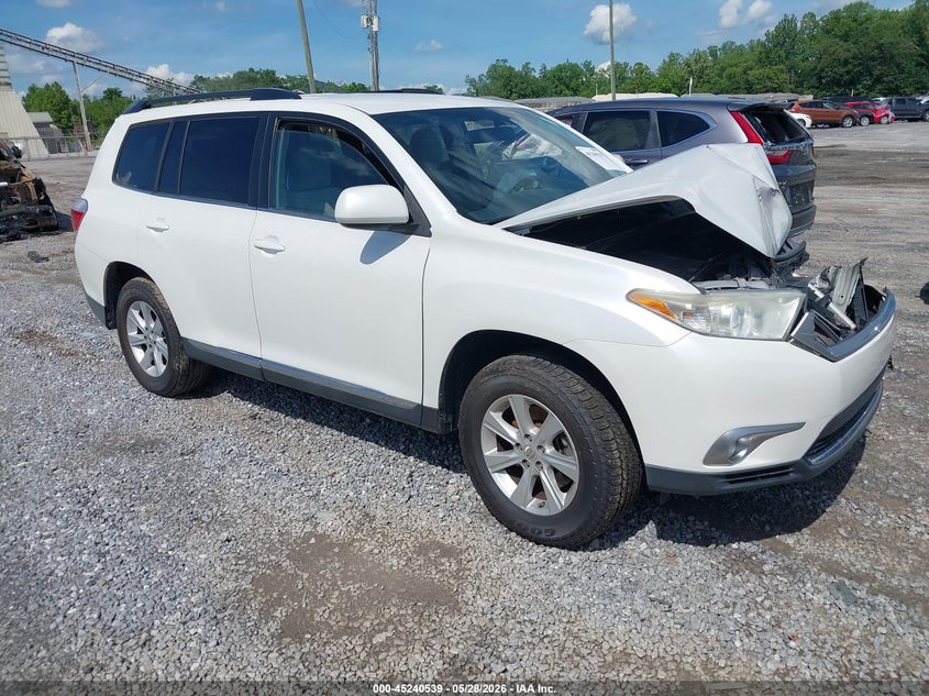 2011 Toyota Highlander VIN 5TDBK3EH6BS049965 IAAI salvage auction — FRONT END, Salvage (North Carolina), sold $1,500 on 2026-07-17 (photo 1)